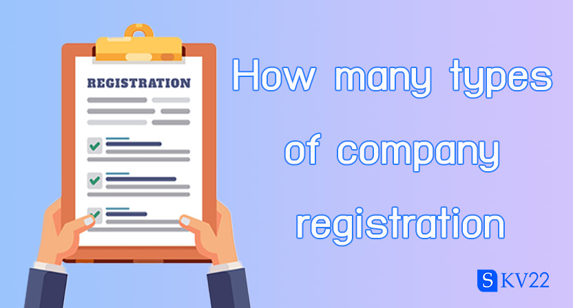 How many types of company registration are there?
