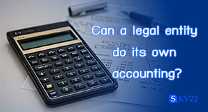 Can a legal entity do its own accounting? 